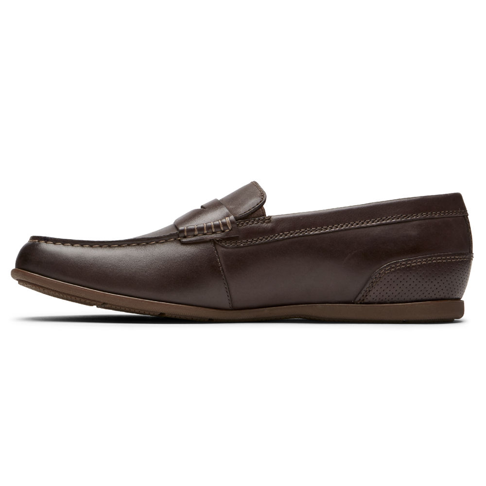 Rockport Slip-Ons Herre Mørke Brune - Malcom Penny - BPRJ50798